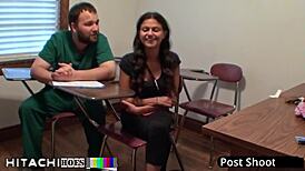 freshman gets mandatory hitachi orgasm from doctor-tampa - yesenia sparkles