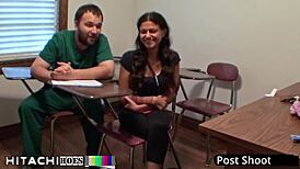 freshman gets mandatory hitachi orgasm from doctor-tampa - yesenia sparkles