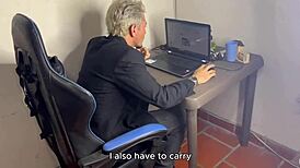 Mexican Secretary Gives Anal for Raise