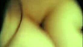 Teen girlfriend's perfect natural tits get used in blowjob and cumshot