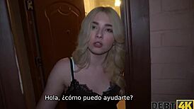debt4k la peluquera rubia quiere comprar muebles ¿por qué debería follar