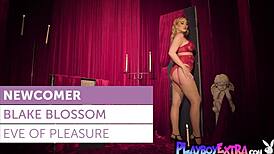 Passionate Teen Blondie Blake Blossom Rips Clothes in Lingerie