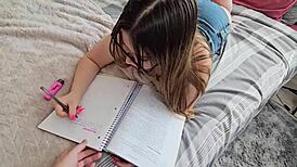 Breeding Thick Step Daughter While Mom's Away!