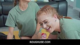 Intense rough use in free use military camp with teens milfs wives fisting taboo