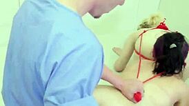 foxy teen 18+ brought to butthole madhouse for painful therapy