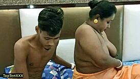 INDIAN BENGALI VILLAGE BHABHI GETS INTENSE SEX WITH NAUGHTY DEVAR, MONSTER COCK POUNDING HER PUSSY HARD