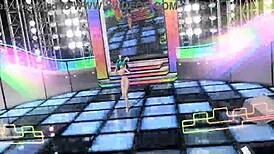 Hatsune Miku in full nude bunny costume mod for project diva