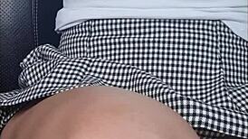 Teasing boyfriend with toy while driving 😏