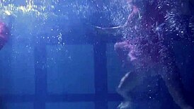 Russian teens Lilia and Natalia share underwater lesbian passion