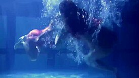 Russian teens Lilia and Natalia share underwater lesbian passion