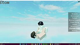 Deleg Fucks Tight Femboy In Roblox, Pounding Deep And Cumming On Ass