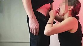 Mi hermanastro pide una mamada despues de la fiesta