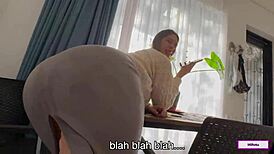 i fucked my step mom while she was on the phone reporting to her boss, keeping it sneaky and hot.