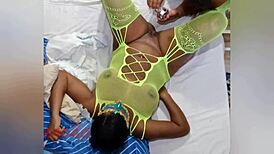 Latina BBW Prostitute Enjoys Oral Pleasure with Cum Dripping from Ass and Mouth