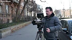 Scorned hotties Eveline and Silvia Dellai film their DP gangbang