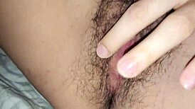 My Stepsister Lets Me Play With Her Pussy Climbs On My Bed And Shows