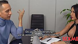 ashley sanz feels deep remorse as she fucks her ex-husband