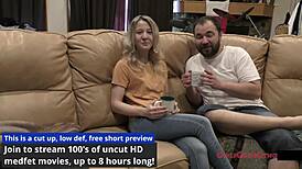 I am the dirty dermatologist, Stacy Shepard, fingering my patient's pussy in gloves at the hospital.