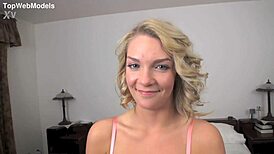 Ally Brooks Cute Blonde Teen Pov Blowjob And Huge Messy Facial