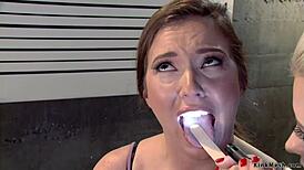 Busty Cop Anal Fucks Lesbian Inmates! Kinky Group Action With Assfucking, Fisting, And Rimjob!