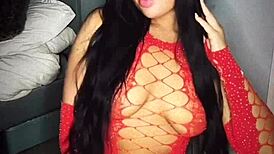 Horny british slut plays with dildo