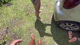 EU E MEUS AMIGOS LEVAMOS AS GOSTOSAS PARA FUDER NO MATO