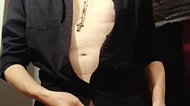 want to learn cum control in shirt masturbation?