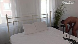 Behind the Scenes Alice Maze Gets Anal Creampie