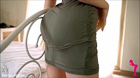 Is this pretty teen with nice ass ready for creampie?