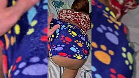 American brunette offers ass for motorcycle lesson