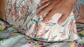 Closeup of wife enjoying anal fucking, fisting, and creampie in the early morning