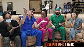 aria nicole plays a corporate slave in the office