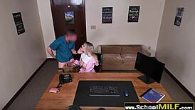 Milf Feels Horny for Principal's Rough Sex