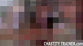 your cock's freedom ends now in this POV bondage session