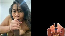 i watched polynesian bbw slut suck bbc then ride backstage