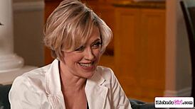 busty lesbian milf dove fucks then fingers teen stepdaughter