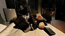 cute moth fucked by big dicked furry