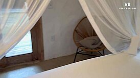 Stepmom Gets Filled With Cum By Big Dick Stepson While Husband Is Out