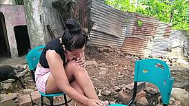 Does the horny manicurist return more daring for hard public sex?