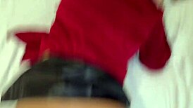 young careerist moans during double penetration for boss