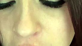 brunette babe bj and anal recorded in the restroom - mysexmobile