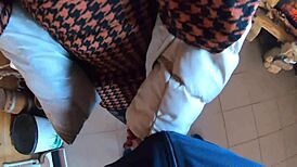 Intense promotion interview with boss turns into deepthroat doggystyle fucking cum swallowing taboo roleplay