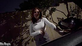 I encountered a tight pussy prostitute outdoors