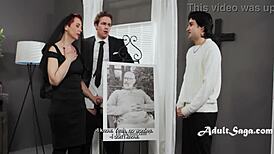 Gilf widow fucks young organizer on her husbands funeral - jayden marcos ruby lynne