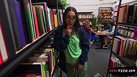 student gives sneaky blowjob under classroom table