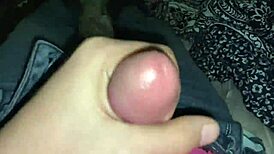 this skinny hairy shemale sissy is filling my face with cum squirt, so hot
