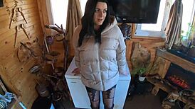 Intense promotion interview with boss turns into deepthroat doggystyle fucking cum swallowing taboo roleplay