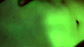 Reverse cowgirl blonde teen 18+ riding old stud