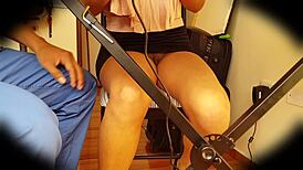 colombian university student under skirt no panties