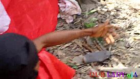 I celebrate african christmas rituals with local bbw foursome in the bush